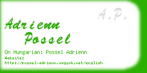 adrienn possel business card